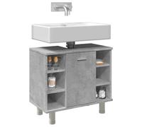 Vidaxl Bathroom Cabinet Concrete Grey 60X32X53.5 Cm Engineered Wood