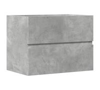 vidaXL Bathroom Cabinet Cupboard Vanity Unit Concrete Grey Engineered Wood