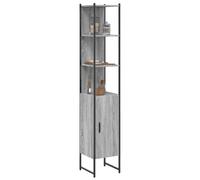 vidaXL Bathroom Cabinet Storage Unit Cupboard Grey Sonoma Engineered Wood