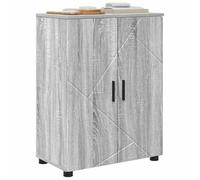 vidaXL Bathroom Cabinet with Storage Grey Sonoma 60 x 35 x 80 cm