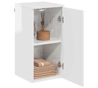 vidaXL Bathroom Cabinet High Gloss White 30 x 31.5 x 61 cm