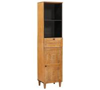 vidaXL Bathroom Cabinet Light Brown 38 x 33 x 160 cm Engineered Wood
