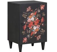 vidaXL Bathroom Cabinet Multicolour 38 x 33.5 x 58 cm Solid Mango Wood, Modern B