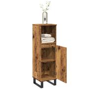 vidaXL Bathroom Cabinet Old Wood 30x30x100 cm Engineered Wood