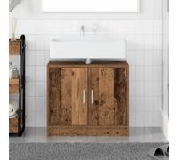 vidaXL Bathroom Cabinet Old Wood 63 x 29 x 55 cm Engineered wood