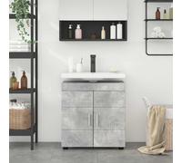 vidaXL Bathroom Cabinet Set TULUM Concrete Grey 60 x 34 x 63 cm