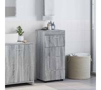 vidaXL Bathroom Cabinet Set TULUM Grey Sonoma 37 x 31.5 x 82 cm