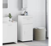 vidaXL Bathroom Cabinet Set TULUM High Gloss White 37 x 31.5 x 82 cm