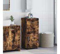 vidaXL Bathroom Cabinet Set TULUM Smoked Oak 37 x 31.5 x 82 cm