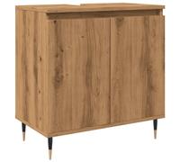 vidaXL Bathroom Cabinet Sink Cupboard Vanity Unit Artisan Oak Engineered Wood