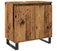 vidaXL Bathroom Cabinet Sink Cupboard Vanity Unit Old Wood Engineered Wood