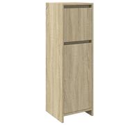 vidaXL Bathroom Cabinet Storage Cupboard Cabinet Sonoma Oak Engineered Wood