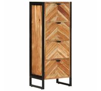vidaXL Bathroom Cabinet, Vanity Unit for Toilet, Sink Unit with Storage, Side Ca