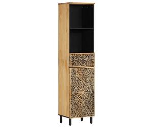 vidaXL Bathroom Cabinet, Vanity Unit for Toilet, Sink Unit with Storage, Side Ca