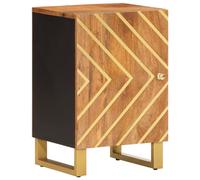 vidaXL Bathroom Cabinet, Vanity Unit with Door, Sink Unit for Washroom, Sink Cab