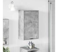 vidaXL Bathroom Cabinet Wall-mounted Concrete Grey 39 x 23.5 x 65 cm