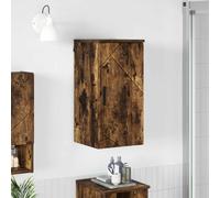 vidaXL Bathroom Cabinet Wall-mounted Smoked Oak 30 x 31.5 x 61 cm