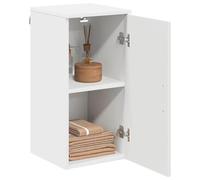 vidaXL Bathroom Cabinet Wall-mounted with Door White 30 x 31.5 x 61 cm