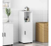 vidaXL Bathroom Cabinet White 30 x 35 x 95 cm Engineered wood & Metal