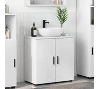 vidaXL Bathroom Cabinet White 61 x 35 x 64 cm Engineered wood & Metal