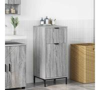 vidaXL Bathroom Cabinet with Drawer Grey Sonoma 39.5 x 36 x 88 cm