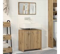 vidaXL Bathroom Cabinet with Mirror Artisan Oak Engineered Wood