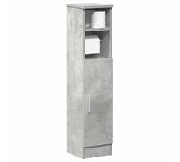 (concrete grey) vidaXL Bathroom Cabinet with Roll Holder Storage Unit Vanity Unit