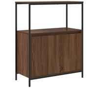 vidaXL Bathroom Cabinet with Shelves Brown Oak 76.5x35x95 cm