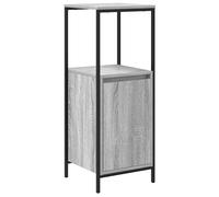 vidaXL Bathroom Cabinet with Shelves Grey Sonoma 36x35x95 cm
