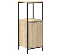 vidaXL Bathroom Cabinet with Shelves Sonoma Oak 36x35x95 cm