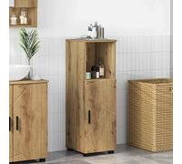 vidaXL Bathroom Cabinet with Storage Artisan Oak 30 x 35 x 95 cm