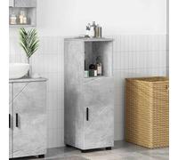 vidaXL Bathroom Cabinet with Storage Concrete Grey 30 x 35 x 95 cm