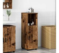 vidaXL Bathroom Cabinet with Storage Old Wood 30 x 35 x 95 cm
