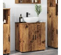 vidaXL Bathroom Cabinet with Storage Old Wood 61 x 35 x 64 cm