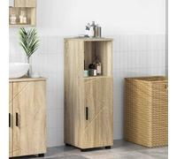 vidaXL Bathroom Cabinet with Storage Sonoma Oak 30 x 35 x 95 cm