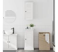 vidaXL Bathroom Furniture Set VIGO 2 pcs White and Antique White