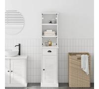vidaXL Bathroom Furniture Set with Drawer VIGO 2 pcs Brown and White