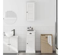 vidaXL Bathroom Furniture Set with Drawer VIGO 2 pcs Brown and White