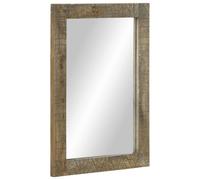 Bathroom Mirror 50x2.5x70 cm Solid Wood Mango mirror vanity vidaXL