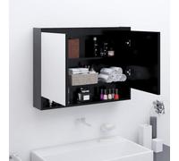 Vidaxl Bathroom Mirror Cabinet 80X15X60 Cm Mdf Anthracite