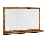 vidaXL Bathroom Mirror Cabinet Old Wood 60x11x37 cm Engineered Wood