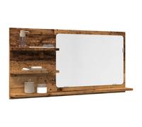 vidaXL Bathroom Mirror Cabinet Old Wood - Engineered Wood - 90x11x45 cm