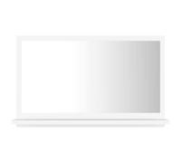 Vidaxl Bathroom Mirror White 60X10.5X37 Cm Engineered Wood