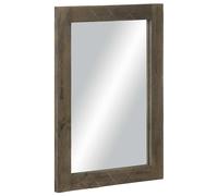 vidaXL Bathroom Mirror Grey 50x3x70 cm Solid Wood Mango