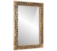 vidaXL Bathroom Mirror, Wall-mounted Mirror for Washroom Bathroom Toilet, Vanity