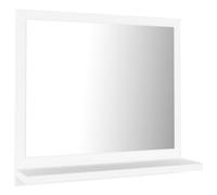 Vidaxl Bathroom Mirror White 40X10.5X37 Cm Engineered Wood
