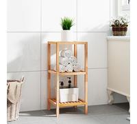 vidaXL Bathroom Shelf 36x36x79 cm Solid Wood Walnut