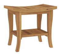 vidaXL Bathroom Side Table, Shower Bench, Bath Seat Stool for Bathroom, Storage