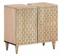 vidaXL Bathroom Sink Cabinet 62x33x58 cm Solid Wood Mango