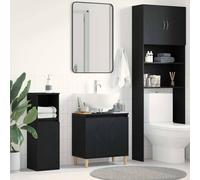 Sink Cabinet Vanity Unit Storage Under Sink Cabinet Engineered Wood vidaXL